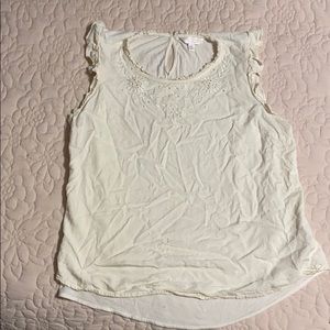 Lauren Conrad white size large tank